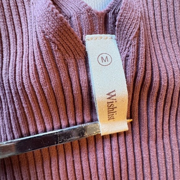 Wishlist Vici Use It or Lose It Ribbed Bodysuit Medium Pink Red Bean - Picture 7 of 9